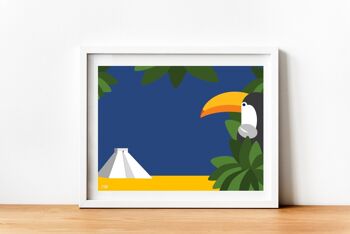 Le toucan mexicain - 30x40cm 3