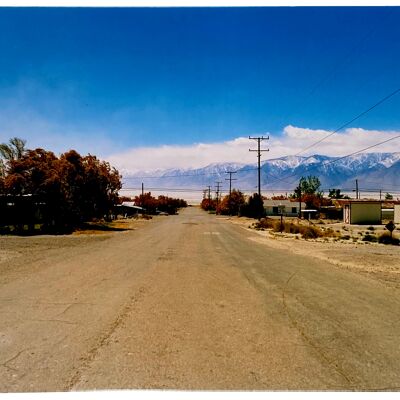 Malone Street, Keeler, California, 2001, Limited edition mounted gloss photographic print, 38x38cm