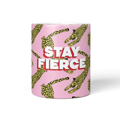 Stay Fierce Leopard Mug