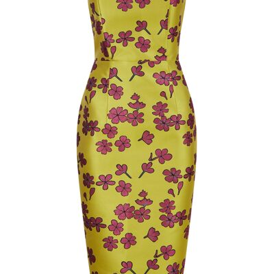 Nia Concept Strapless Dress (Yellow)