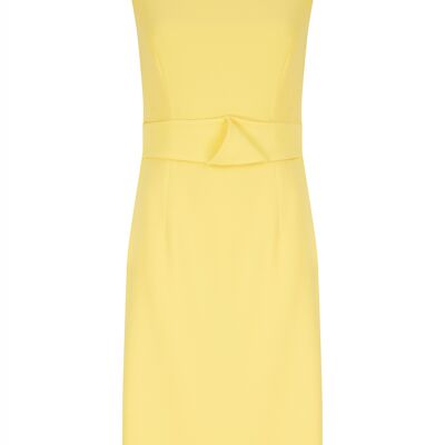 Holly Cowl Neck Dress (Yellow)