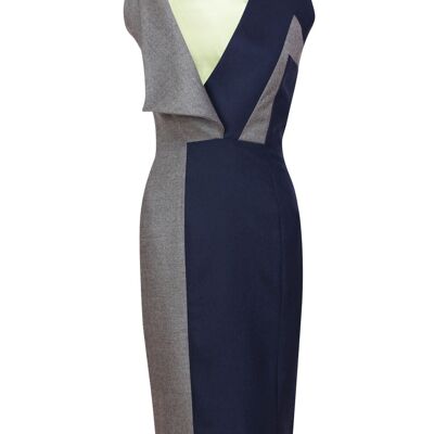 Kate Asymmetric Lapel Dress (Concept)