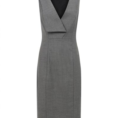 Kate Asymmetric Lapel Dress