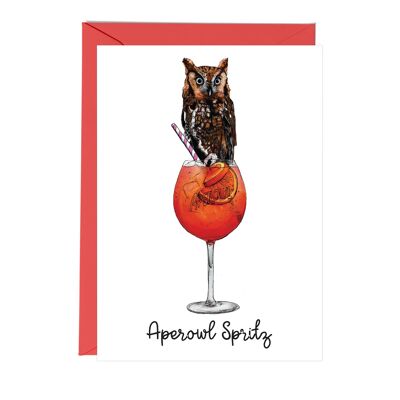Aperowl Spritz Greeting Card