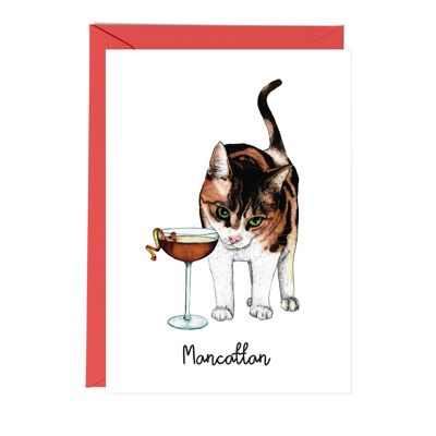 Mancattan Greeting Card