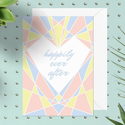 Happily Ever After Art Deco Card