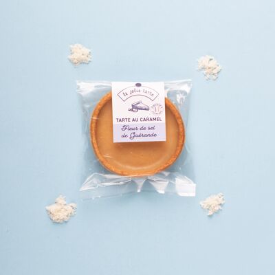 Tartaleta con caramelo y flor de sal de Guérande - 60g