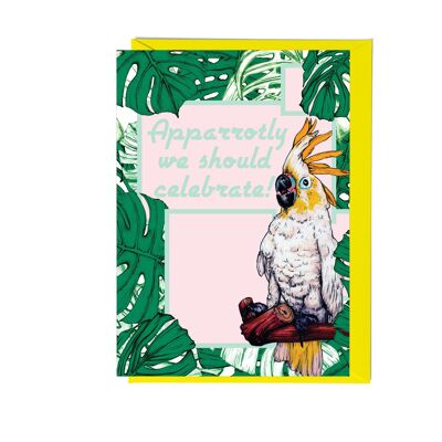 Cockatoo Celebration Greeting Card