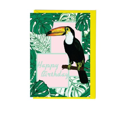 Happy Birthday Toucan Greeting Card