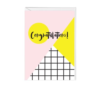 Congratulations Memphis Greeting Card