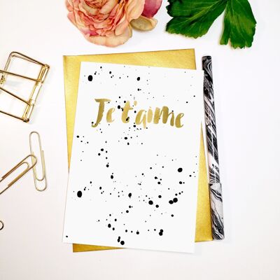 Je t'aime Greeting Card