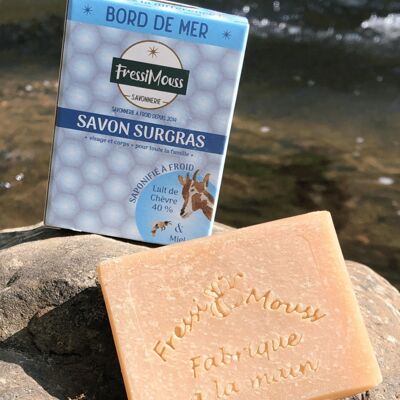 Goat's Milk Soap (40%) Organic and honey, Seaside