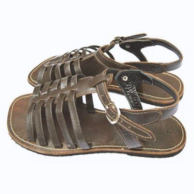 Leather Fisherman Sandals – Retro Style with Buckle