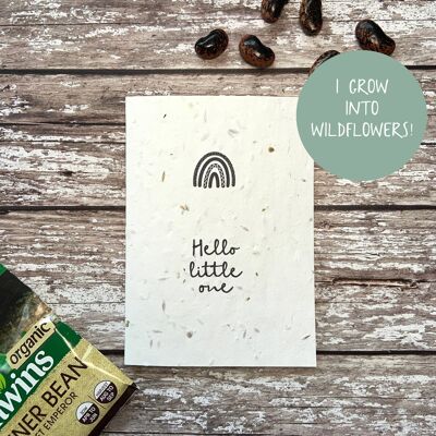 New baby plantable seed card
