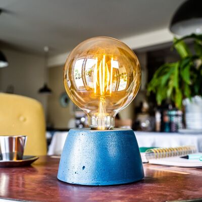 PETROLEUM BLUE DOME LAMP