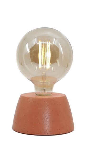 Lampe dome orange 2