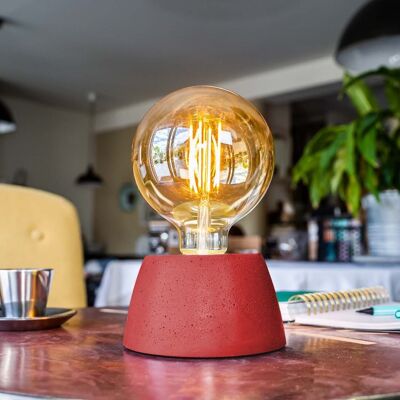 RED DOME LAMP