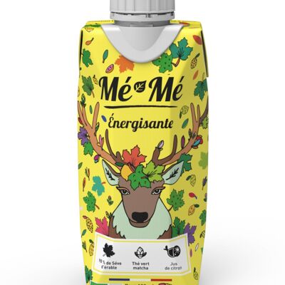 Mé-Mé Energizing Iced Tea - Matcha Green Tea, Lemon & Maple Sap 33cl - Organic - French - No refined sugar