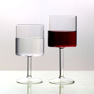 Stackable water glass - castle 150mm