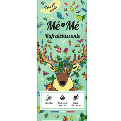 Thé Glacé Mé-Mé Rafraichissante - Thé Vert Matcha & Menthe 1L - Bio - Français - Sans sucre raffiné