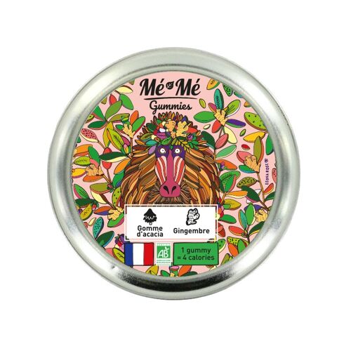 Gummies Gingembre & sève d'acacia - Bio - sans sucre raffiné