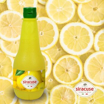 Jus de citron jaune de Sicile 50cl - Siracuse 3