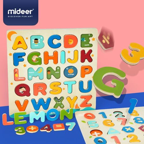 Puzzle alphabet en bois