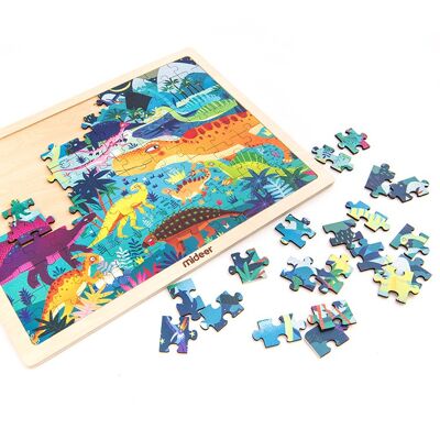 PUZZLE - THE WORLD OF DINOSAURS