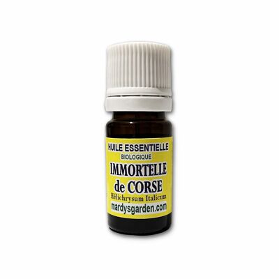 ORGANIC Immortelle Essential Oil 5ml, Corsican origin
