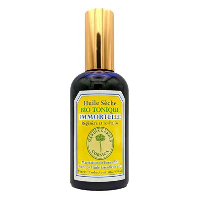 BIOTONIC Dry Oil 100ml. With Immortelle and Corsican Myrtle. Multifunction for body, face, hair