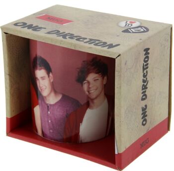 Tasse en céramique dorée One Direction avec boîte-cadeau 8