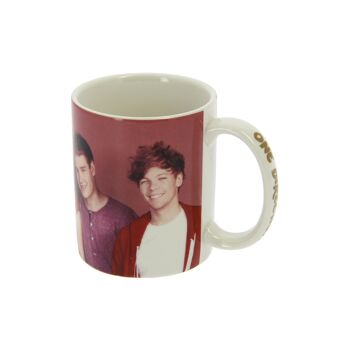 Tasse en céramique dorée One Direction avec boîte-cadeau 1