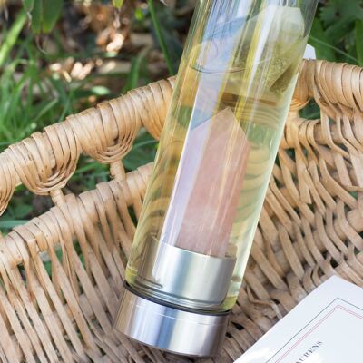 LITHOTHERAPY GLASS BOTTLE