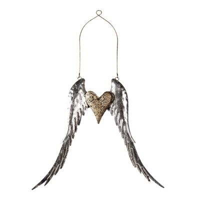 Hanger vleugels met hart 47x3x62 cm 1