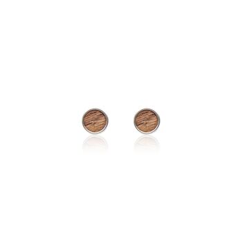 Boucles D'oreilles Clous Cercle Gros Noix 2