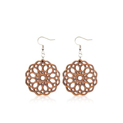 Boucles d'oreilles pendantes Mandala Flowerlove