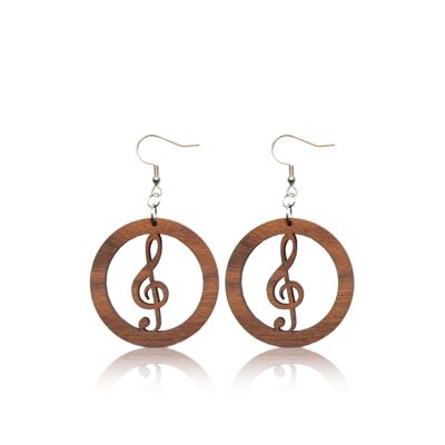 Music hanging earrings