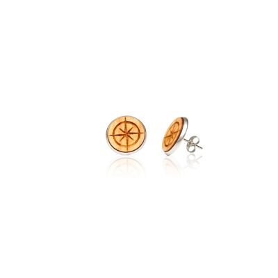 Compass earrings