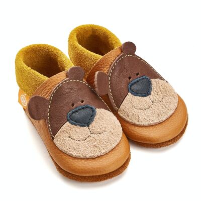 Children's slippers - Bärnie the honey bear