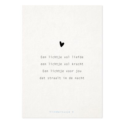 Postkarte 'Licht voller Liebe' / Format A6