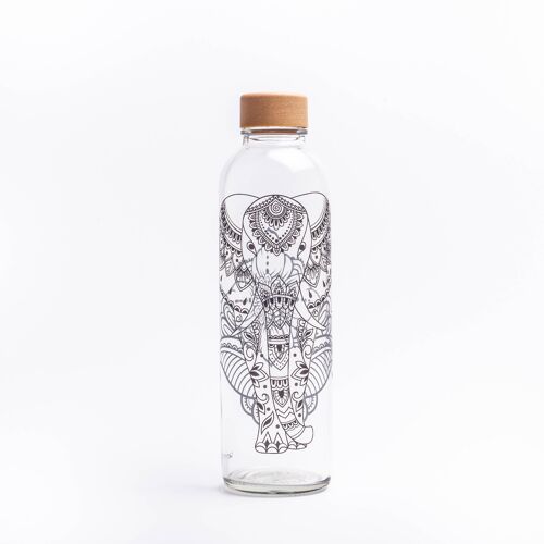 Trinkflasche aus Glas - CARRY Bottle ELEPHANT 0,7l