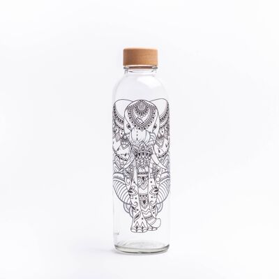 Glass drinking bottle - CARRY Bottle ELEPHANT 0.7l