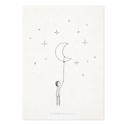 Cartolina 'Moon Child' / formato A6
