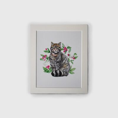 Stampa - Gatto selvatico e Wintergreen