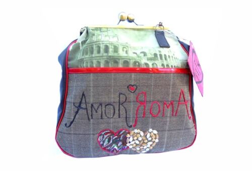 Rome love clasp bag