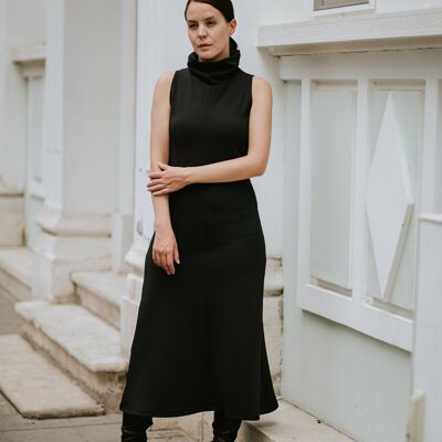 Black Long Sleeveless Dress