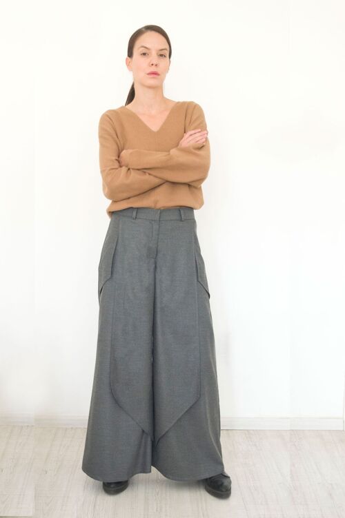 Gray Wool Pants Alena