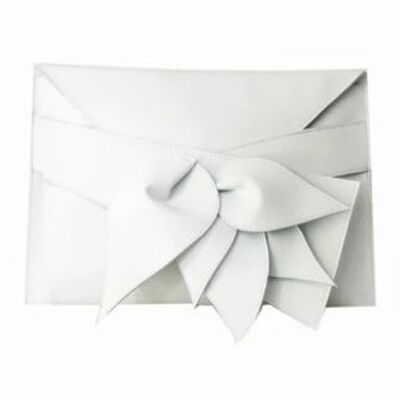 White Clutch Bag Folium