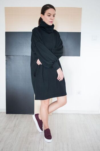 Robe Tunique Noire Femme Colleen