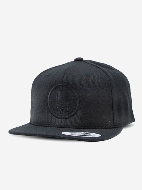 Snapback Cap schwarz/schwarz